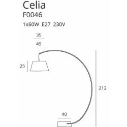 MAXLIGHT CELIA F0046 FLOOR