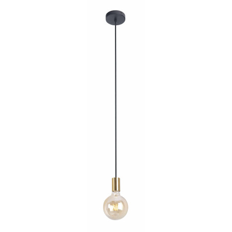 MAXlight TREND P0368 indoor hanging lamp with a round E27 shade