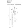 MAXlight Spider ZOOM W0269 LED wall lamp with a power of 3W 3000K