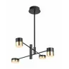 Maxlight PUMA P0404/5 hanging lamp black/gold LED 7W 3000K