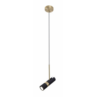 MAXlight PUMA P0408  wewnętrzna czarno złota lampa wisząca GU10