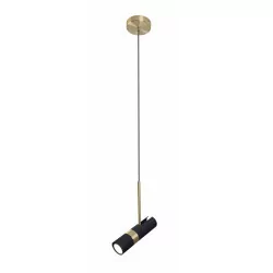 MAXlight PUMA P0408 indoor black and gold hanging lamp GU10