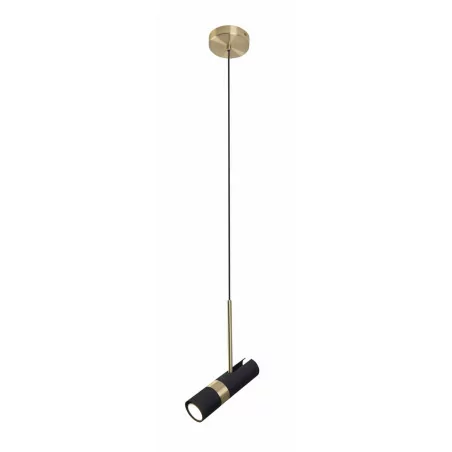 MAXlight PUMA P0408 wewnętrzna czarno złota lampa wisząca GU10 MAXlight PUMA P0408 wewnętrzna czarno złota lampa wisząca GU10