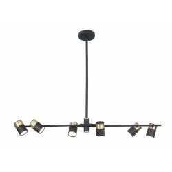 MAXlight PUMA P0409 indoor black and gold hanging lamp GU10 IP20