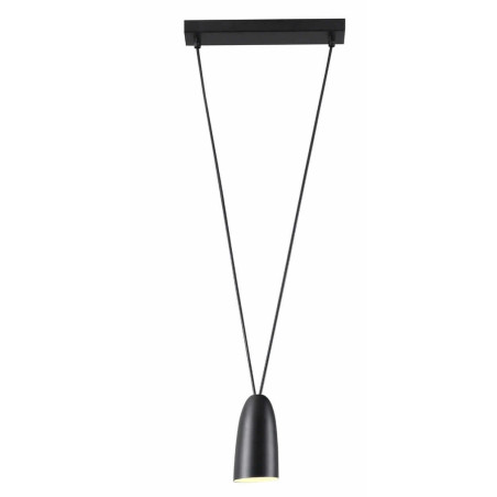 MAXLIGHT SISTEMA P0400 indoor hanging lamp G9, black lampshade
