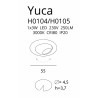 YUCA ROUND TILTED H0104, H0105
