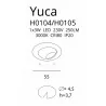 YUCA ROUND TILTED H0104, H0105