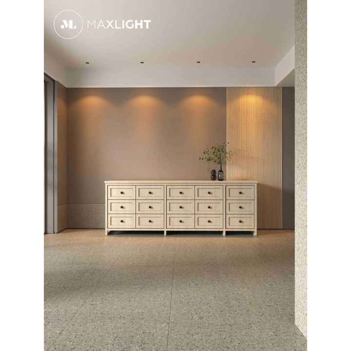 MAXLIGHT YUCA ROUND TILTED H0105, podtynkowa lampa LED 3W
