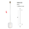 MAXLIGHT SMOOTH P0448/9/50 indoor hanging lamp E27 bulb