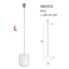 MAXLIGHT SMOOTH P0448/9/50 indoor hanging lamp E27 bulb