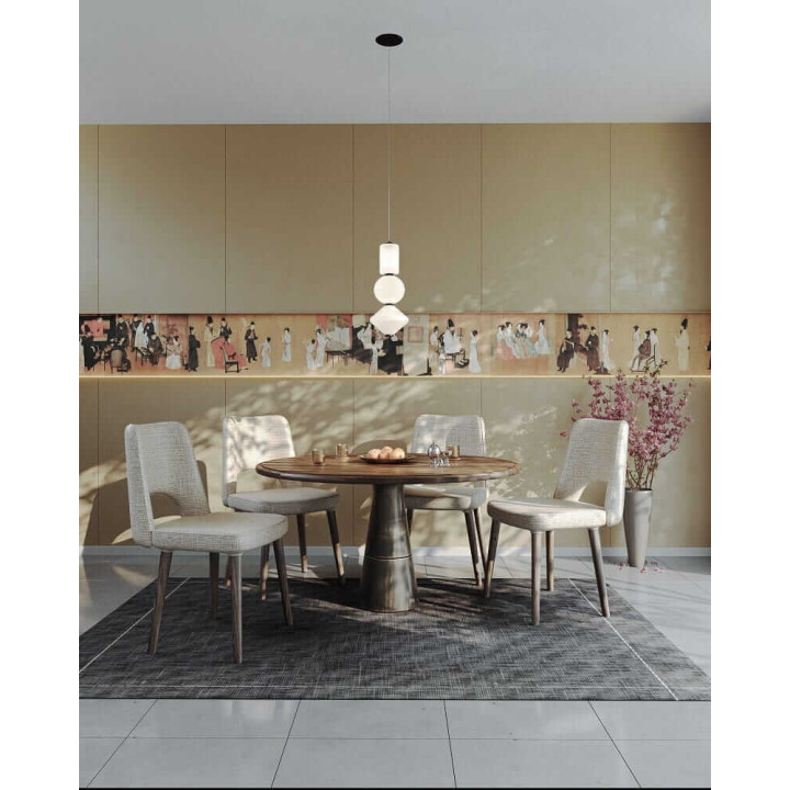 MAXLIGHT P0468 LAMPA WISZĄCA AKIKO LED składa się z trzech kloszy 23W