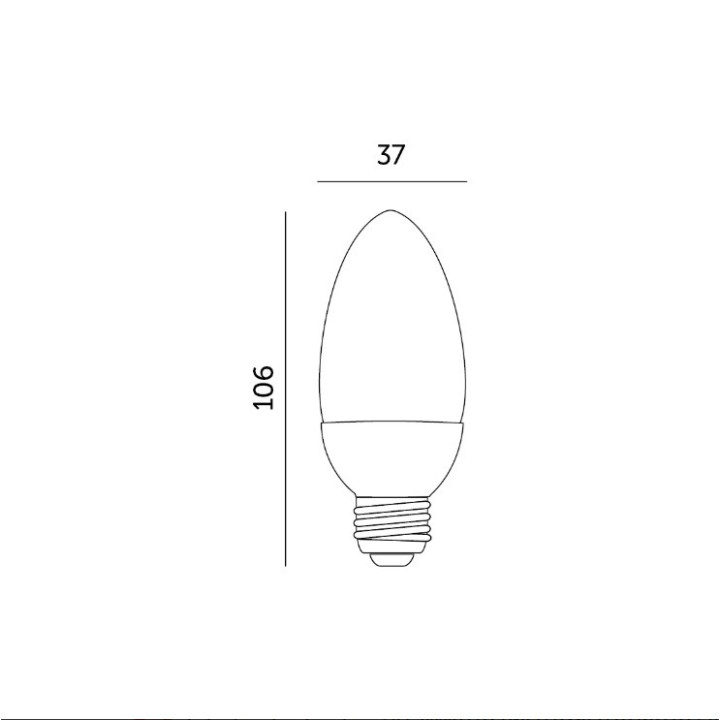 Żar&oacute;wka E27 ORO G60 40 LED SMD KALO Biała Zimna