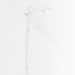 ASTRO wall lamp Serge white black 1476002/3, switch on the cable