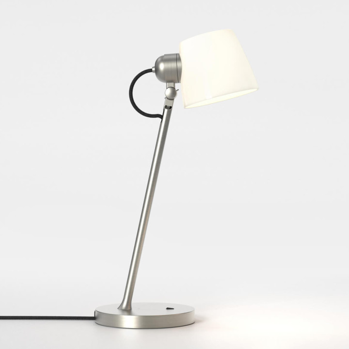 Astro Imari Desk lampka na biurko w kolorze brązowym lub matowy nikiel