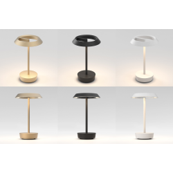 Astro Halo Portable is an elegant table lamp, available in 3 colors