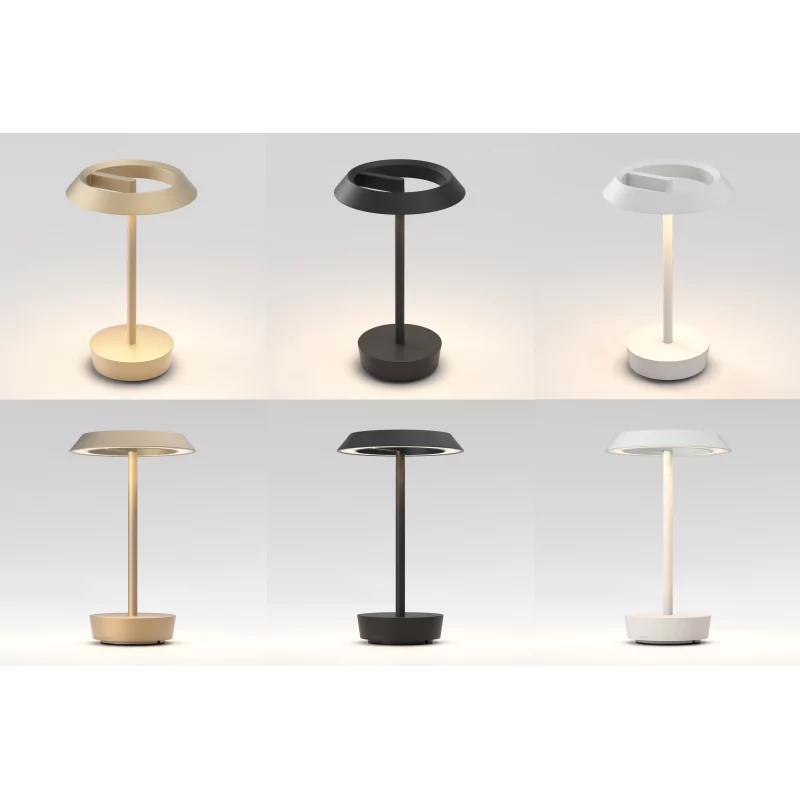 Astro Halo Portable is an elegant table lamp, available in 3 colors