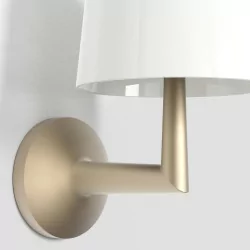 ASTRO Ella Wall brown, black wall lamp with a round lampshade, G9 bulb