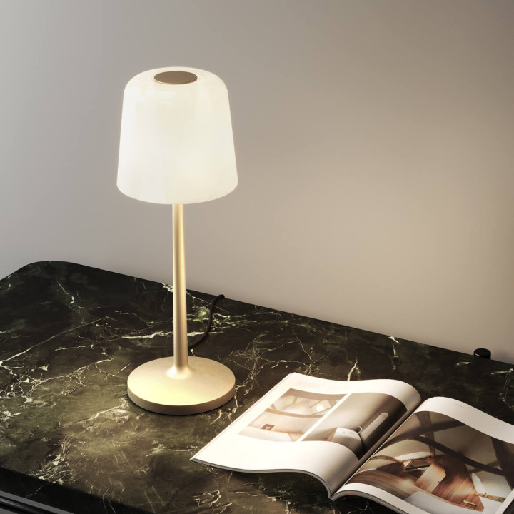 Astro Ella Table lampka stołowa czarna lub brązowa, żar&oacute;wka gwint G9