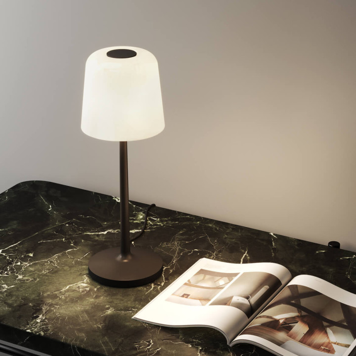 Astro Ella Table lampka stołowa czarna lub brązowa, żar&oacute;wka gwint G9