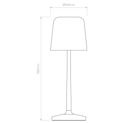 Astro Ella Table, black or brown table lamp, G9 thread bulb