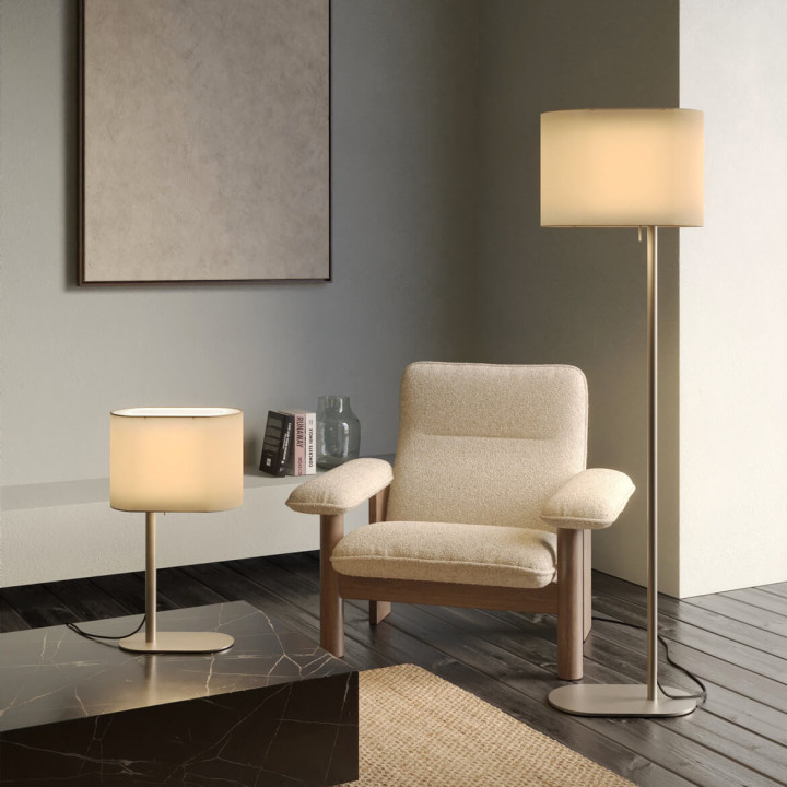 Lampa podłogowa Astro Venn Floor brąz, matowy nikiel żar&oacute;wka E27 LED