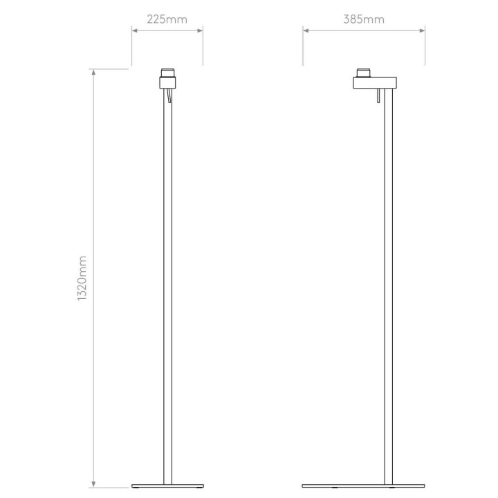 Lampa podłogowa Astro Venn Floor brąz, matowy nikiel żar&oacute;wka E27 LED