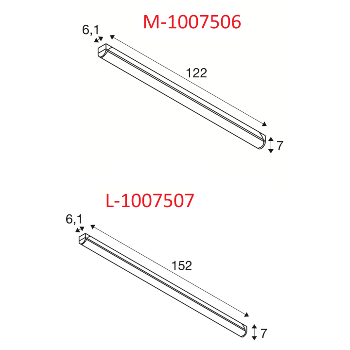 SLV INDUSTRY BATTEN V length 122cm/152cm DIP switch