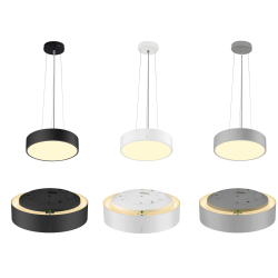 SLV MEDO PRO LED round hanging lamp black, white, gray