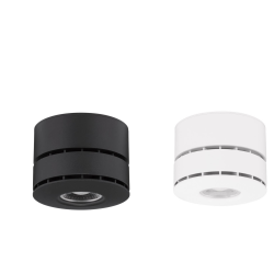 LUCES BADILLO LE61655/6 round ceiling lamp aluminum black, white