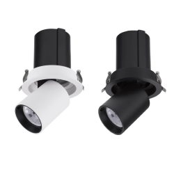 LUCES ACALAPA white, black recessed lamp, light color: 3000K