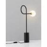 LUCES BANZHA LE43726 czarna lampa stołowa klosz w kształcie kuli