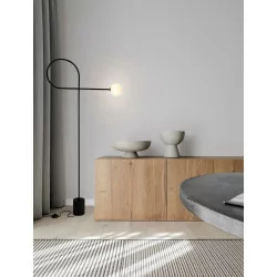 LUCES BANZHA LE43727 black floor lamp 165cm ball 1xG9