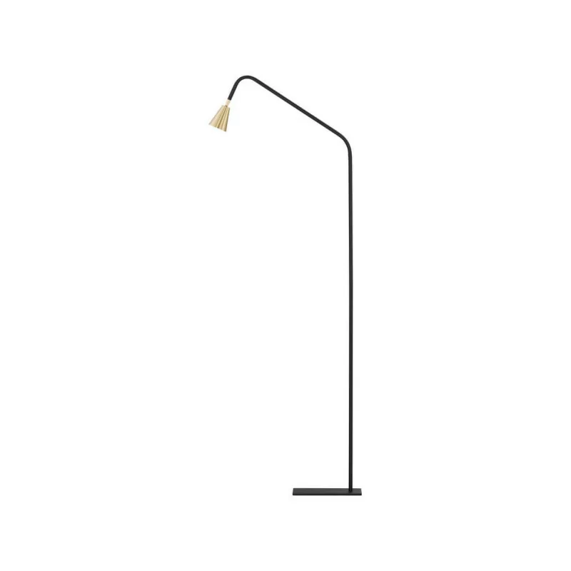 LUCES BARBIS LE43728 lampa podłogowa w kolorze czarnym wysokość 157cm