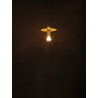 LUCES BAJIO LE43702/4 lampa wisząca w kolorze czarnym lub złotym IP20