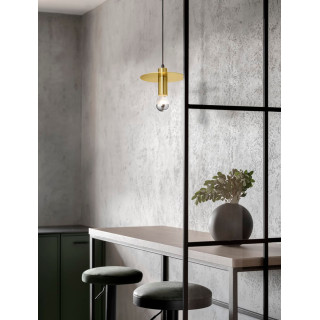 LUCES BAJIO LE43702 lampa wisząca w kolorze złotym IP20