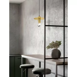 LUCES BAJIO LE43702/4 hanging lamp, black or gold IP20