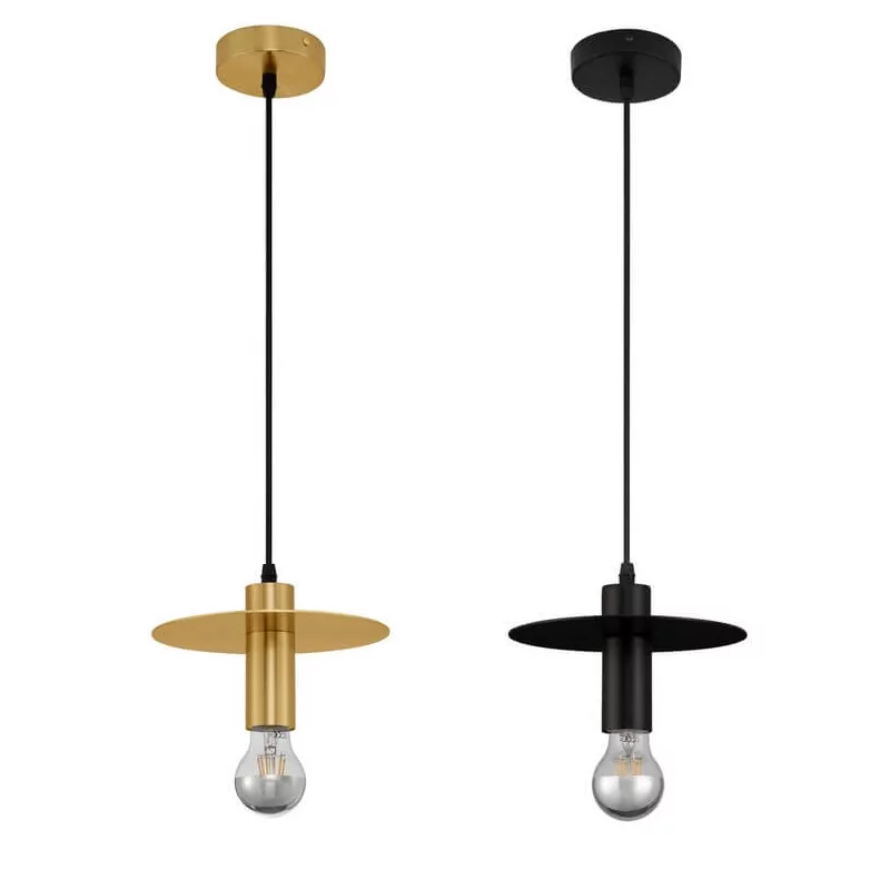 LUCES BAJIO LE43702/4 hanging lamp, black or gold IP20