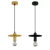 LUCES BAJIO LE43702/4 hanging lamp, black or gold IP20