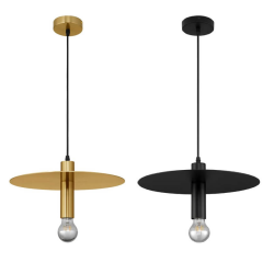 LUCES BAJIO LE43703/5 hanging lamp in black, gold E27