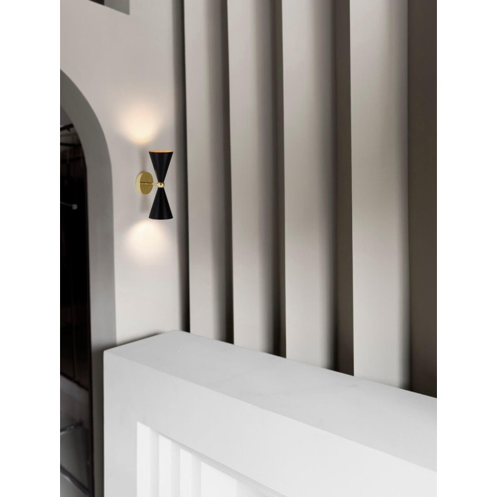 LUCES BALSAS LE43699 elegancki kinkiet wykonany z metalu żar&oacute;wka 2xG9