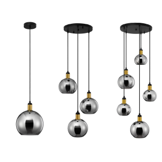 LUCES BALCHE LE43694/5/6 lampa wykonana z metalu i szkła żar&oacute;wka E27