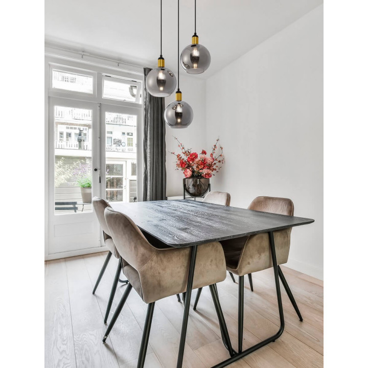 LUCES BALCHE LE43694/5/6 lampa wykonana z metalu i szkła żar&oacute;wka E27