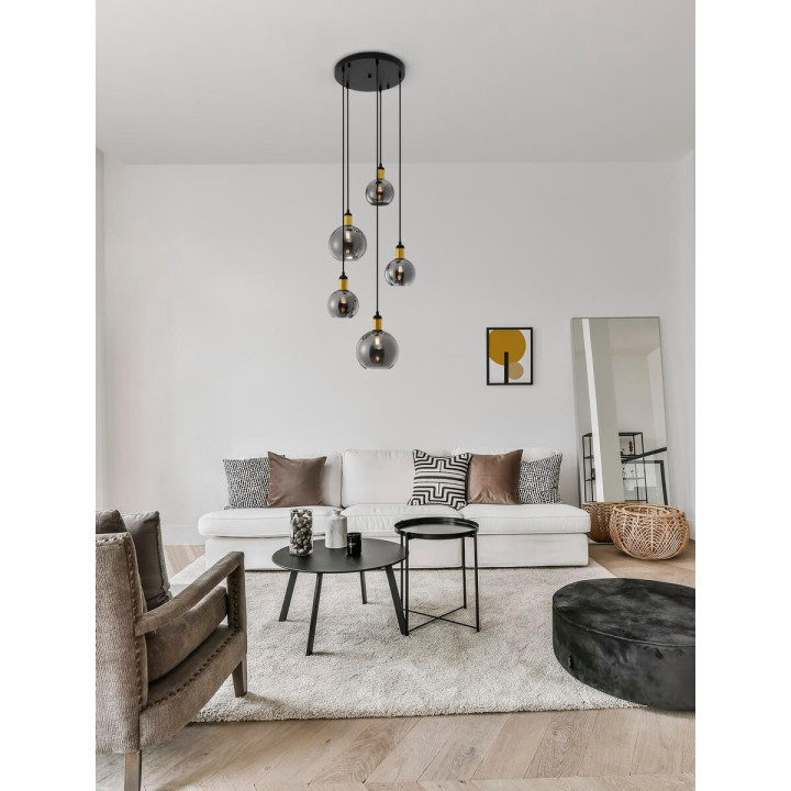 LUCES BALCHE LE43694/5/6 lampa wykonana z metalu i szkła żar&oacute;wka E27