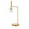 LUCES MORELOS LE43690 gold table lamp height 68cm ball 1xG9