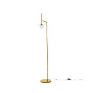 LUCES MORELOS LE43691 złota lampa podłogowa wysokość 165cm żar&oacute;wka G9