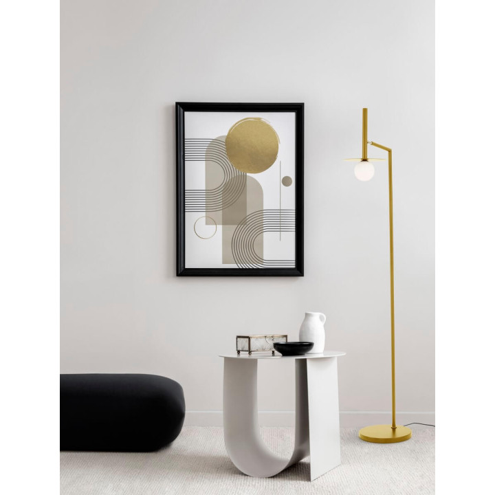 LUCES MORELOS LE43691 złota lampa podłogowa wysokość 165cm żar&oacute;wka G9