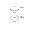 CLEONI KAPS ceiling LA359 LED ceiling lamp