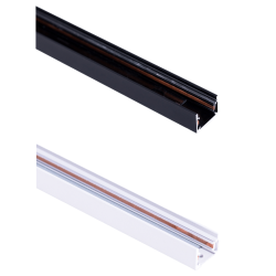 OXYLED MICROLINE surface-mounted magnetic rail 48V white, black
