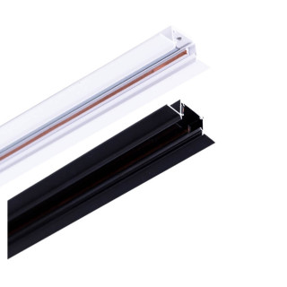 LOONARI MICROLINE small recessed magnetic track 48V white, black