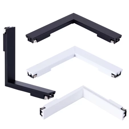 OXYLED MICROLINE łącznik 90° elektryczny czarny, biały OXYLED MICROLINE łącznik 90° elektryczny czarny, biały